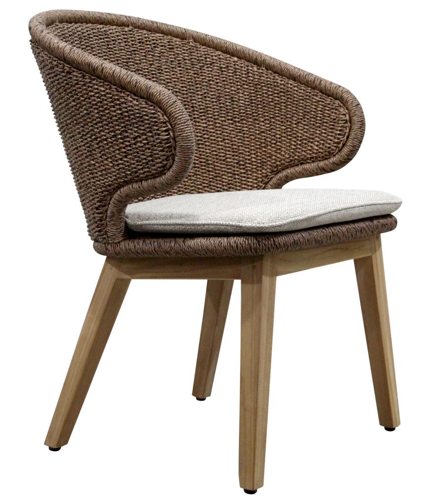 Sitial "Roble" café con diseño busto